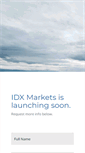 Mobile Screenshot of idxmarkets.com